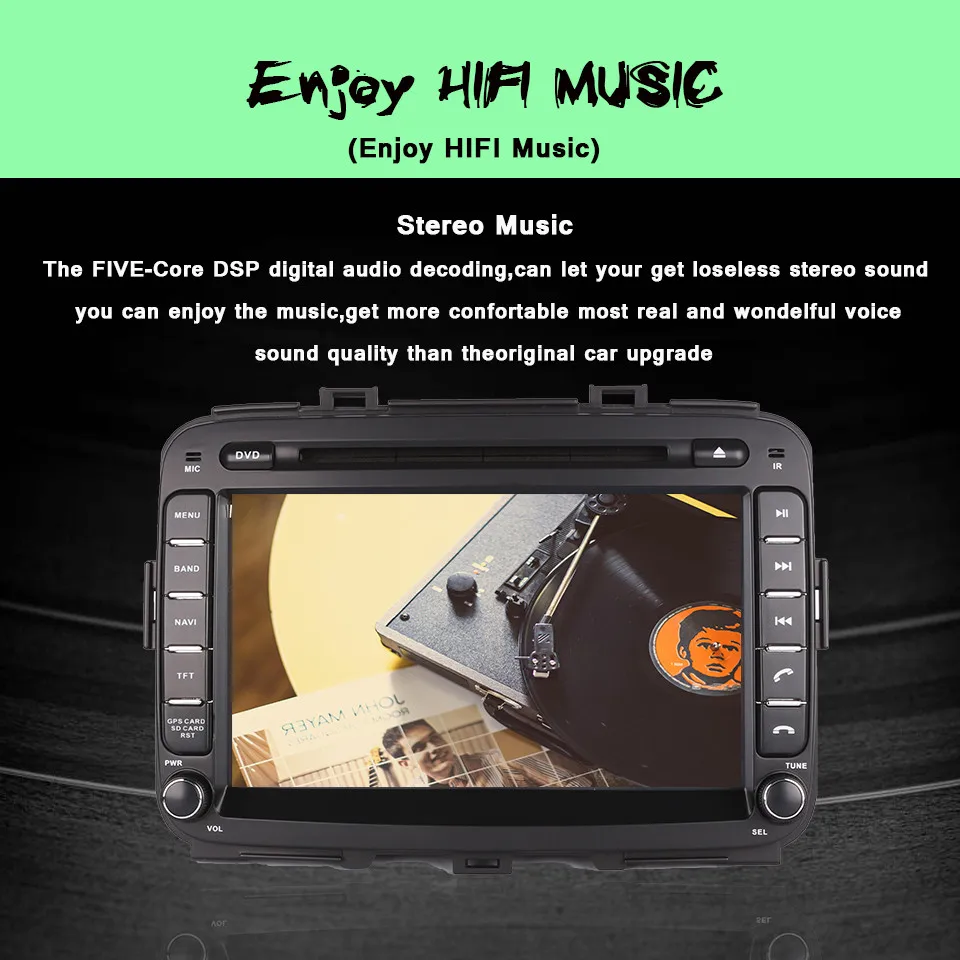 8 &quotавтомобильный DVD GPS android 10 0 подходит для KIA Carens 2013 2014 2015 2016 2017 головное