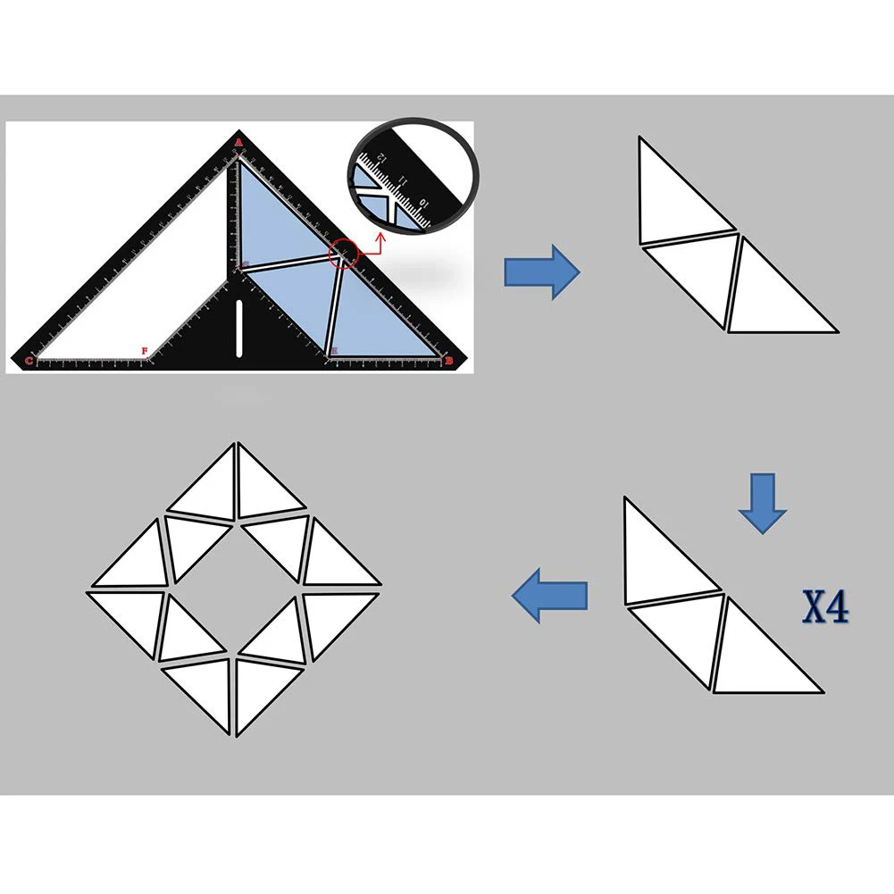 Треугольная линейка трапных трав кирпичный слой отметка угол