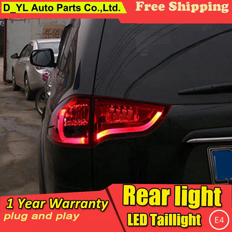 

D_YL Car Styling for Mitsubishi Pajero Taillights 2013 Pajero Sport LED Tail Lamp Rear Lamp DRL+Brake+Park+Signal led light