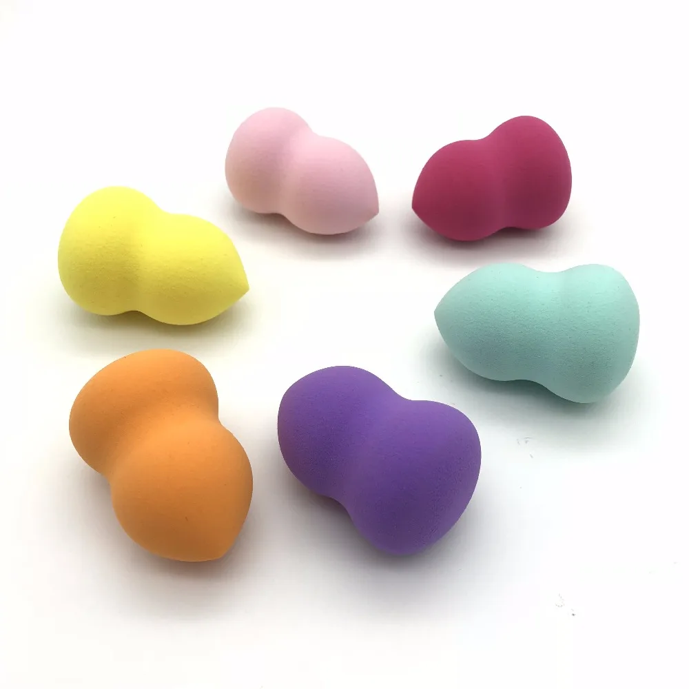 Iron drum box Foundation Sponge Facial Makeup Cosmetic Puff Smooth Beauty Gourd Powder Make Up for face |