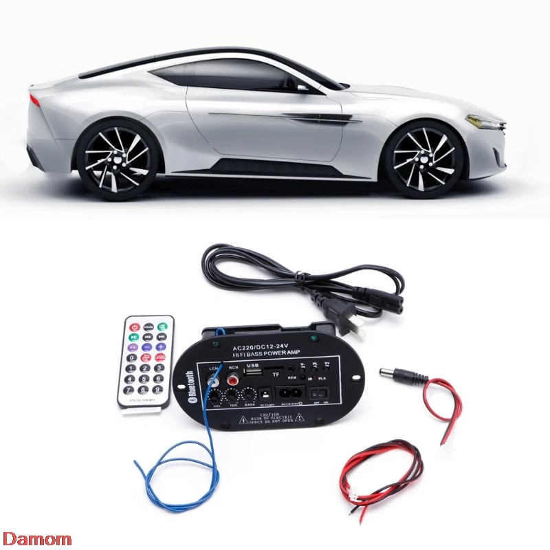 40 Вт Автомобильный Bluetooth сабвуфер наушники с четкой передачей басов и усилитель