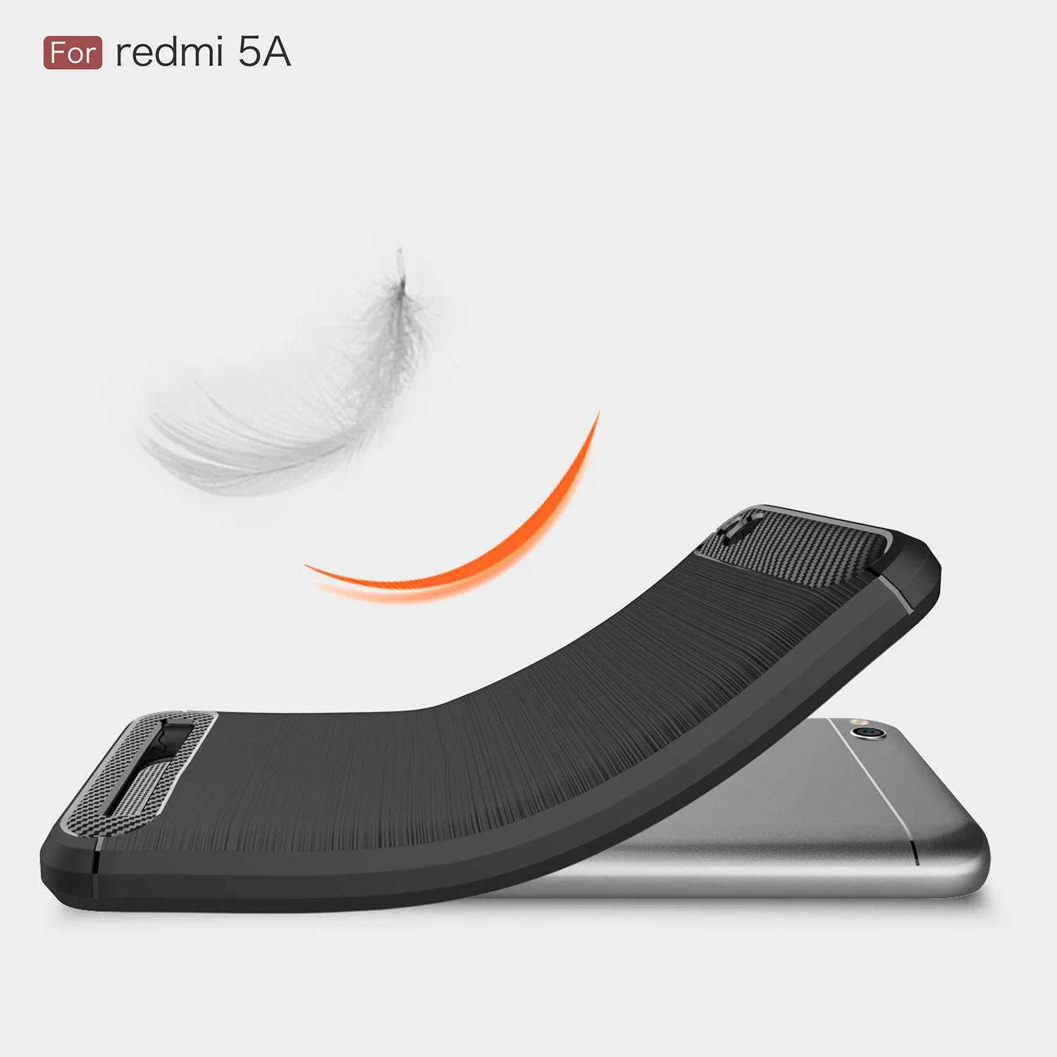Матовый чехол из углеродного волокна для Xiaomi Redmi 5A 5 A Redmi5A Силиконовый ТПУ