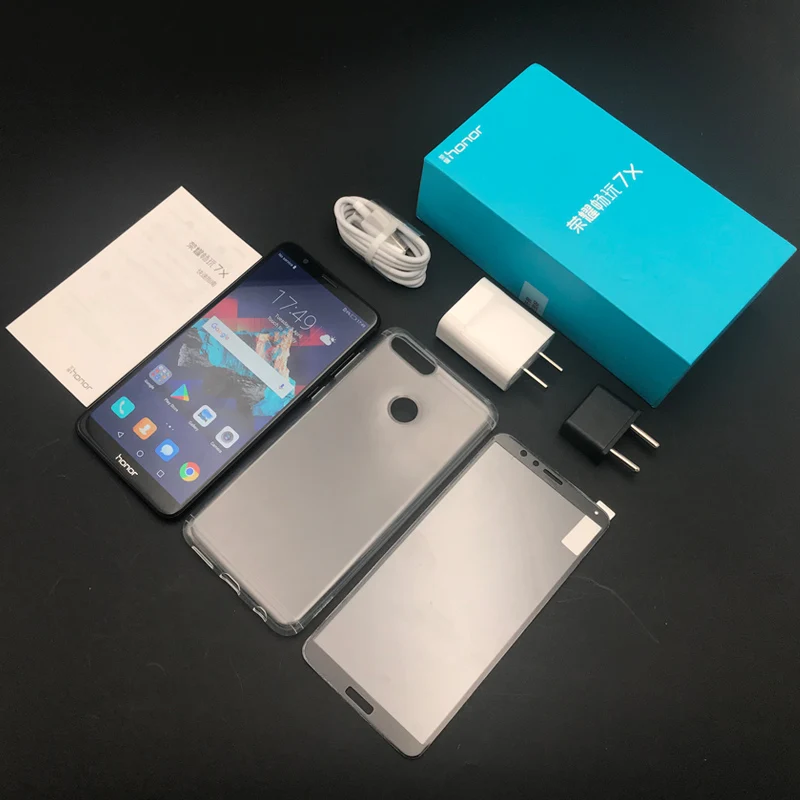 Honor 7X мобильного телефона Восьмиядерный двойной сзади Камера 3340 мАч 5 93 дюймов