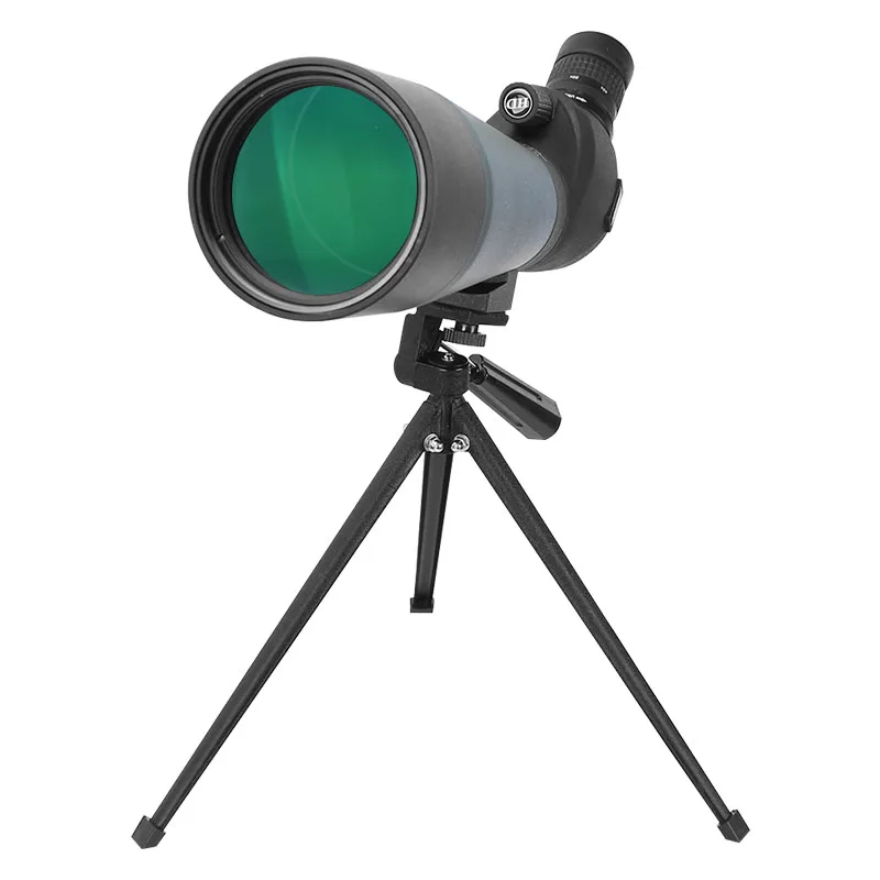 as picture AOMEKIE 20-60X80 Оптическая Труба с зумом FMC объектив Bak4 Prism наблюдения за птицами Охота Водонепроницаемый Монокуляр телескоп со штативом - Цвет: as picture