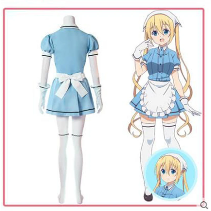 Высокое качество аниме Blend S Хината Kaho rolecos карнавальный костюм женский фартук