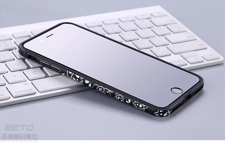 Дизайн металлический бампер для iPhone6/6s/i6plus/i 6s Плюс/i7/7 plus/ i8/i8plus, чехол защитный Coque Capinha