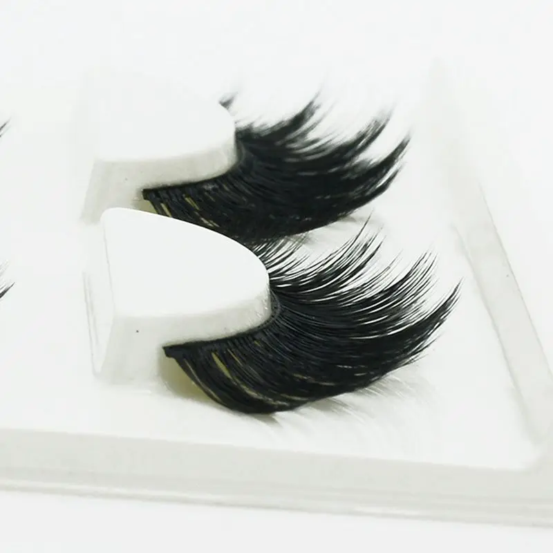 Объемные Накладные ресницы накладные из натурального материала ручной работы