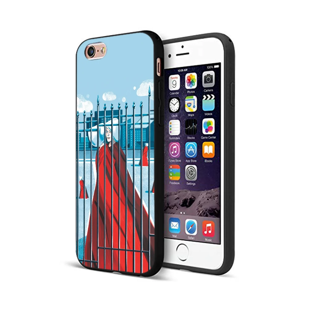 Черный чехол из ТПУ для iphone 5 5s se 6 6s 7 8 plus x 10 силиконовый XR XS 11 pro MAX с надписью Handmaid Is