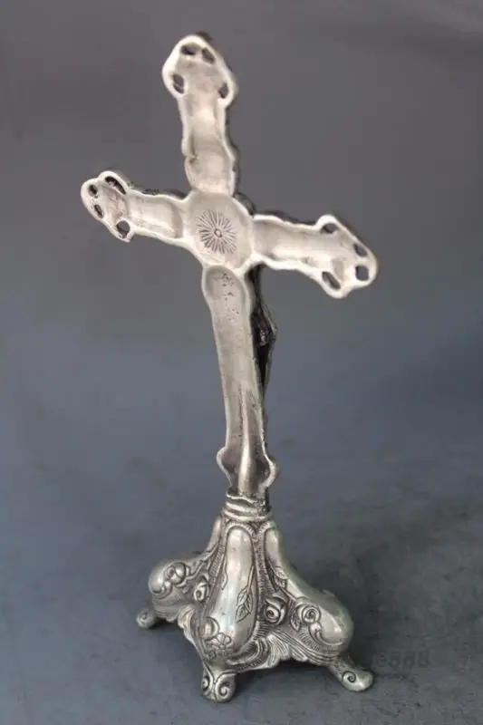 10 &quotКитайский серебряный крест Распятие Иисуса Христа человека|cross crucifix|cross