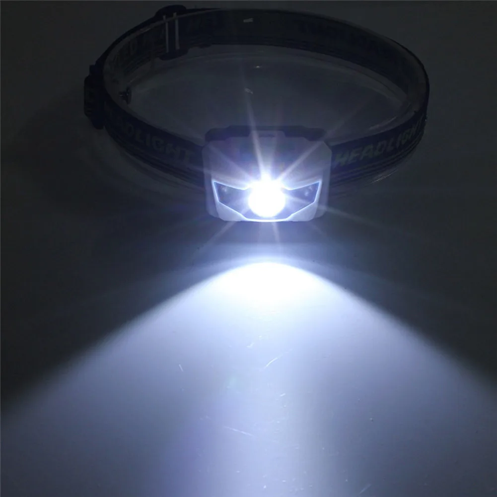 Новый супер яркий пластиковый 600LM Мини Супер яркая фара R3 + 2LED 4 режима налобный