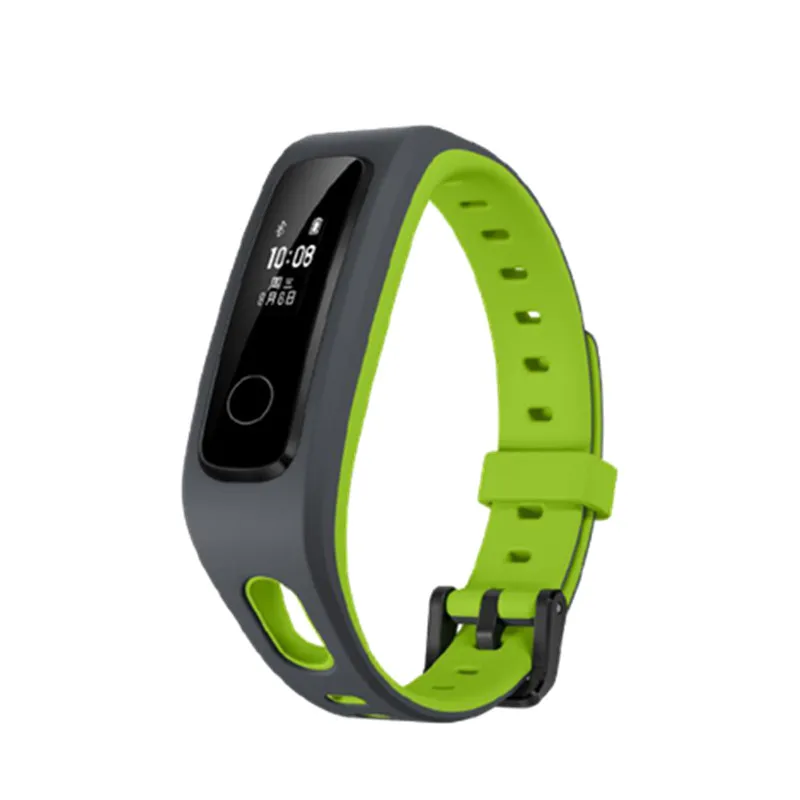 Running Green Браслет huawei Honor Band 4 для бега, умный Браслет, для бега, для обнаружения осанки, с пряжкой для обуви, для сухого воздействия, для сна, с оснасткой, монитор - Цвет: Running Green