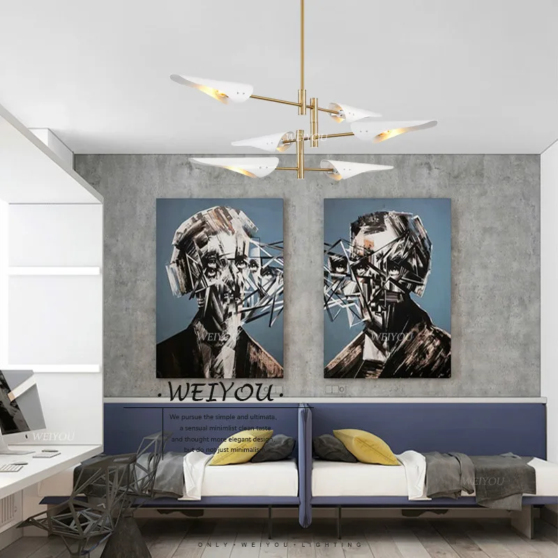 Euignis Nordic lamp Moderne Kroonluchter Verlichting Pendant Lights Avize Pendentes Para Sala De Jantar Lustres | Освещение