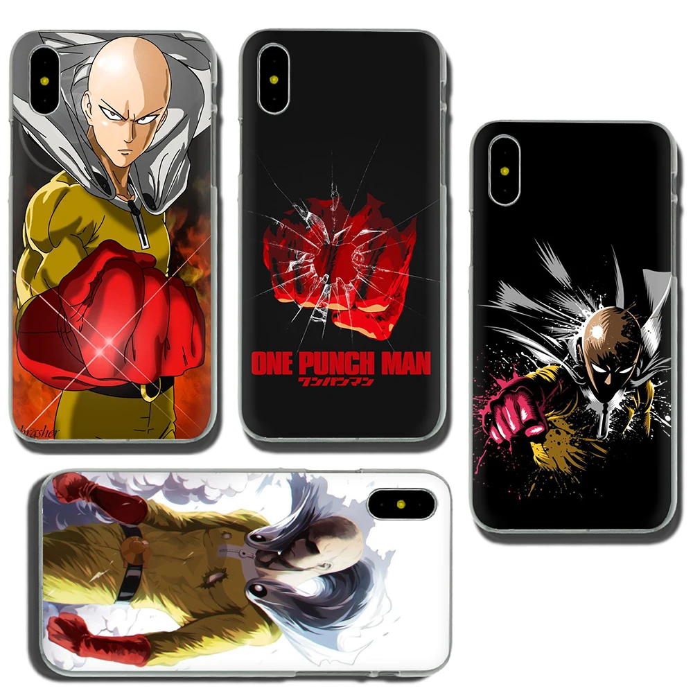 Твердый чехол для телефона One Punch Man iPhone SE 2020 5 5S 5C 6 6S Plus 7 8 X XS XR 11 Pro Max | Мобильные