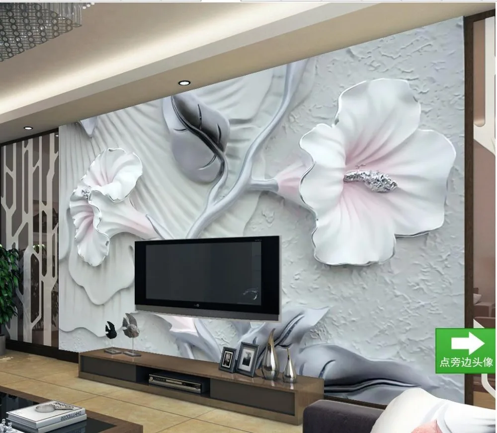 3D обои для росписи рельефные романтические цветочные papel parede украшения дома |