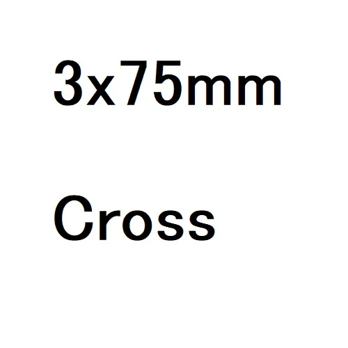 3x75mm Cross 1 шт. 1000 В Крестовая шлицевая отвертка набор CR-V легированная сталь профессиональный электрик отвертка Изолированная Отвертка DIY Инструменты - Цвет: 3x75mm Cross