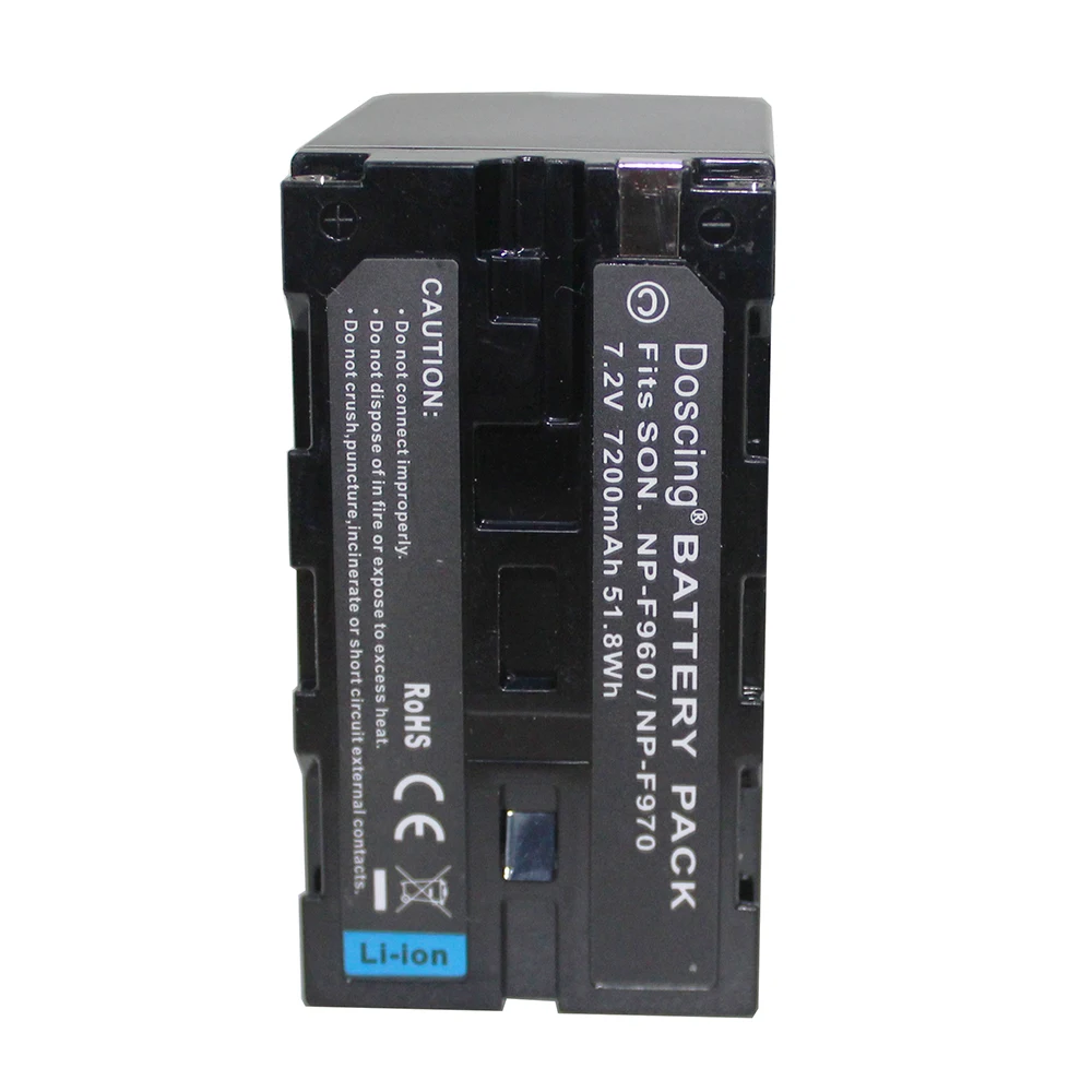 Аккумулятор для SONY F950 F330 F550 F570 F750 F770 198P 7200 мА/ч аккумулятор NP-F960 | Электроника