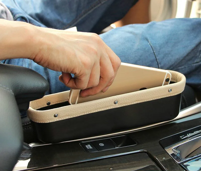 Набор зазоров для автомобильного сиденья коробка из натуральной кожи