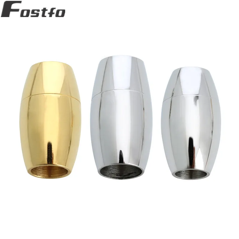 2 шт./лот Золотые/серебряные застежки из нержавеющей стали Магнитная застежка