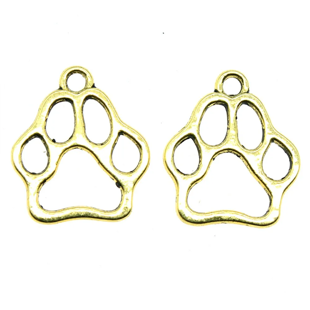 Подвески лапы 40 шт. фурнитура для ювелирных изделий сделай сам античное золото