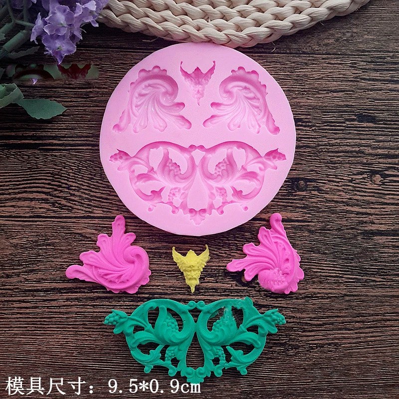 

Silicone Mold Fondant Mould Embossed Turn Sugar Cake Mold Decoration Baking Tools Silicone Rubber CIQ,FDA,LFGB,CE / EU PRZY 001