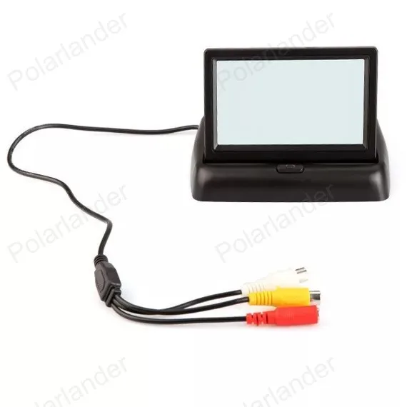 

Wholesale Night Vision Rear View Camera Reverse Backup+4.3 inch Foldable tft lcd Rearview Mirror Monitor ,Free Shipping