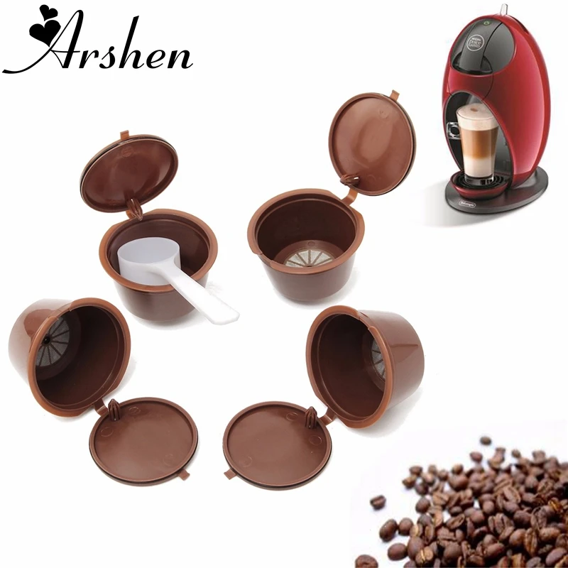 Arshen dolce&gusto кофейная капсула 4 шт./компл. многоразовая 200 раз совместимая с Nescafe Dolce
