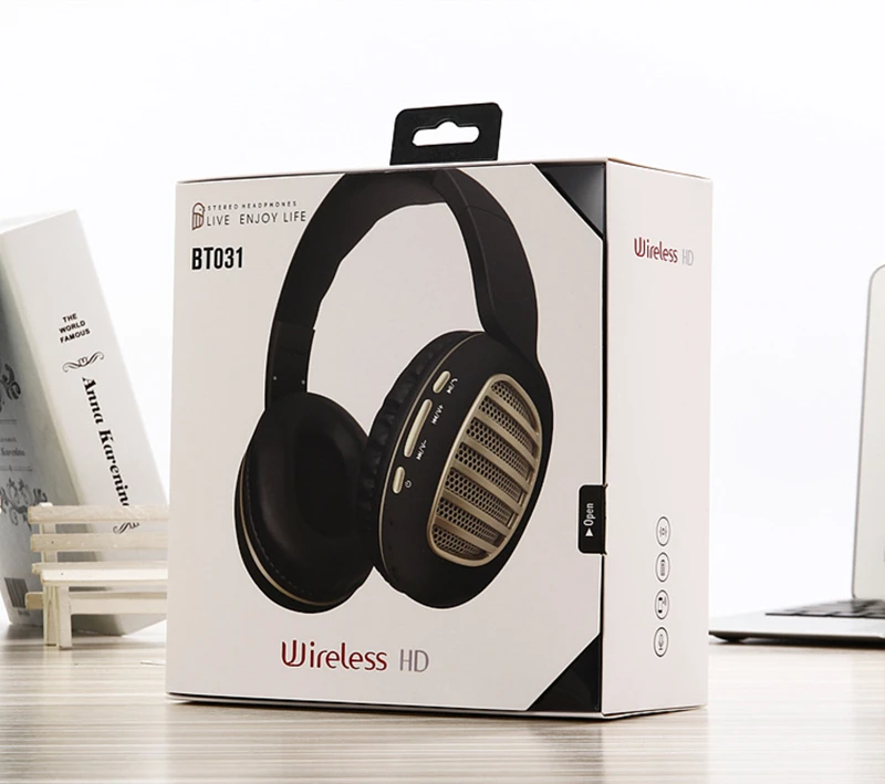 Лучший подарок новейшие складные беспроводные наушники Bluetooth 4 2 HD микрофон