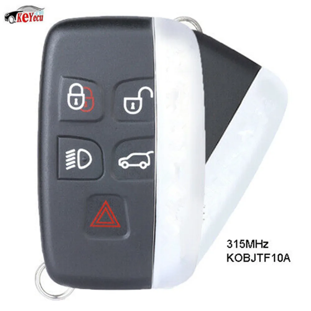 KEYECU Smart Remote автомобильный брелок 5 кнопок 315 МГц для Jaguar XF XJ XK XE 2013-KOBJTF10A