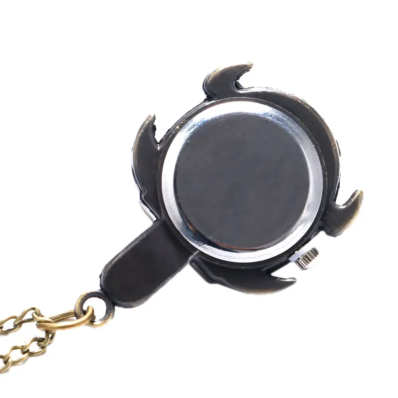 Vintage Mini Small Size Bronze Lovely Turtle Quartz Pocket Watch for Women Lady Girl Necklace Pendant Chain Birthday Gifts | Наручные