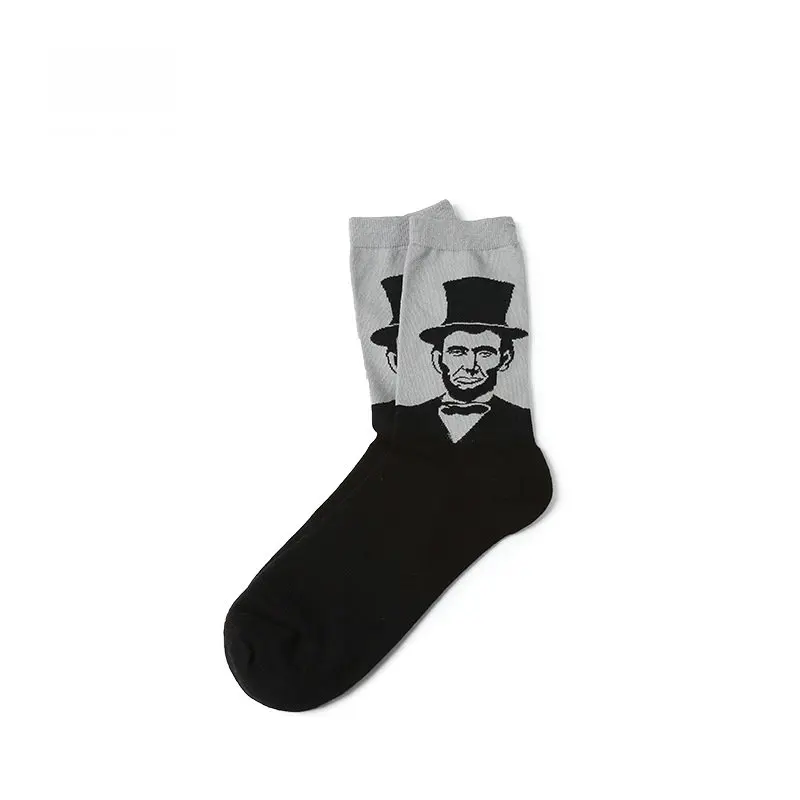 Носки мужские в литературном стиле из чистого хлопка|socks retro|brand new sockssocks style |