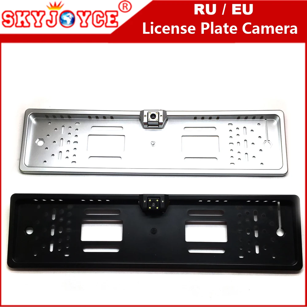 SKYJOYCE CCD HD камера заднего вида рамка для номерного знака Европейская со