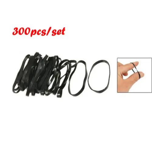 300 шт./компл. черная Детская девочки Женская прическа крепление резиновых