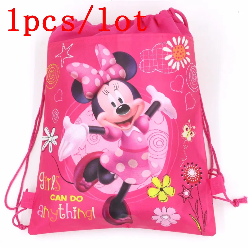 1 шт./лот детский душевой Микки Маус Детский рюкзак Mochila из нетканого материала