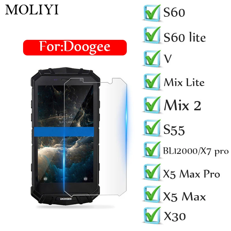 Стекло Для Doogee S60 Lite V Mix 2X7 Pro BL7000 BL5000 X5 Max Pro X30 X60L закаленное стекло для защиты экрана