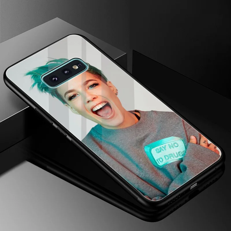 Стеклянный чехол из ТПУ для Samsung Galaxy Note 8 9 S10 S7 Edge S8 S9 Plus | Мобильные телефоны и