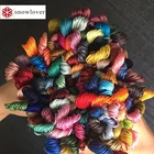 Snowlover, рукоделие, Рукоделие, сделай сам, 1,2 м, разноцветный вариант, DMC776-818, 10 шт.лот, вышивка крестиком, хлопковая нить для шитья