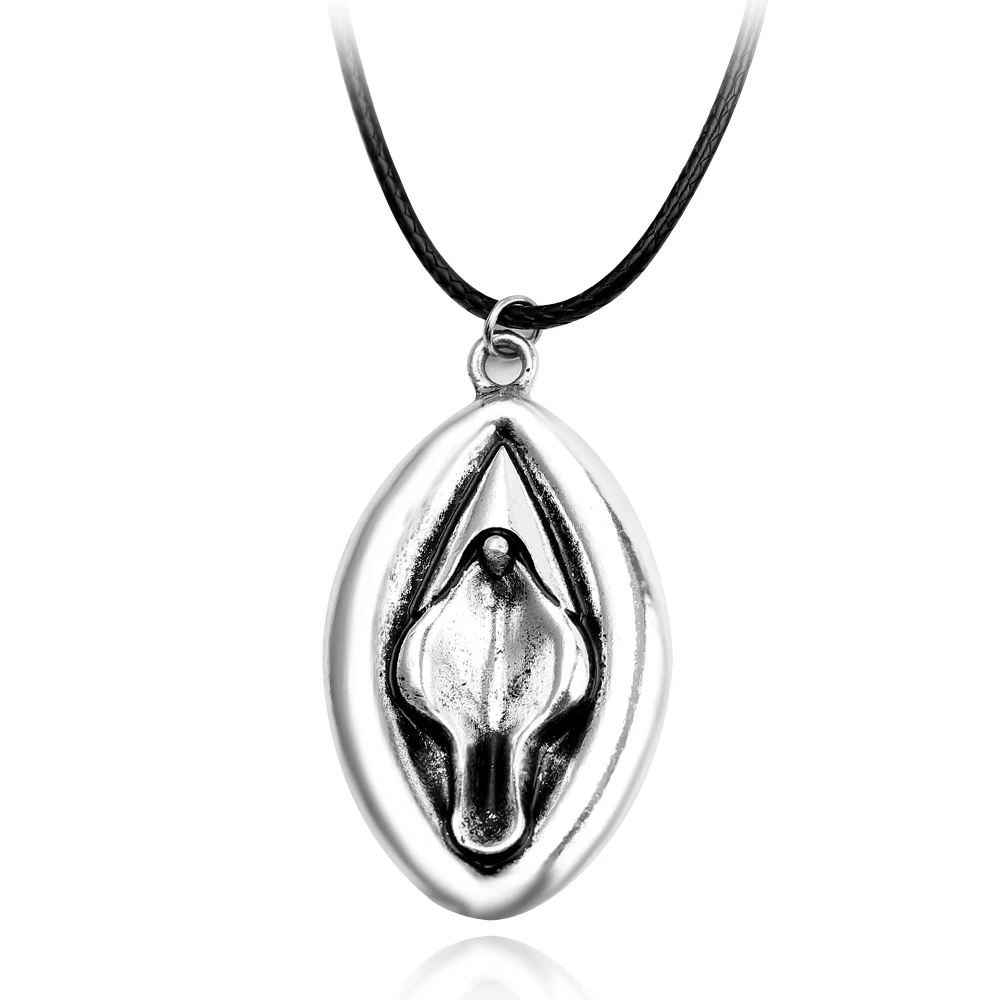 Ожерелье с подвеской в форме влагалища ожерелья для интима женские