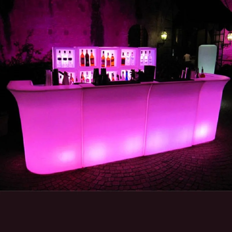 PE 3,4 метров RGB led Настольная лампа с пультом дистанционного управления и зарядным устройством led настольная Светодиодная панель светодиодная мебельная подсветка без стола 2 Прямой+ 2 угла