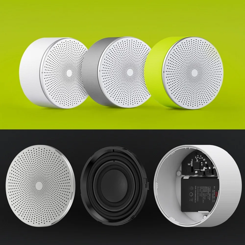 Xiaomi mi Bluetooth динамик стерео беспроводной mi ni портативный Bluetooth динамик s Музыка MP3 плеер маленький стальной круглый