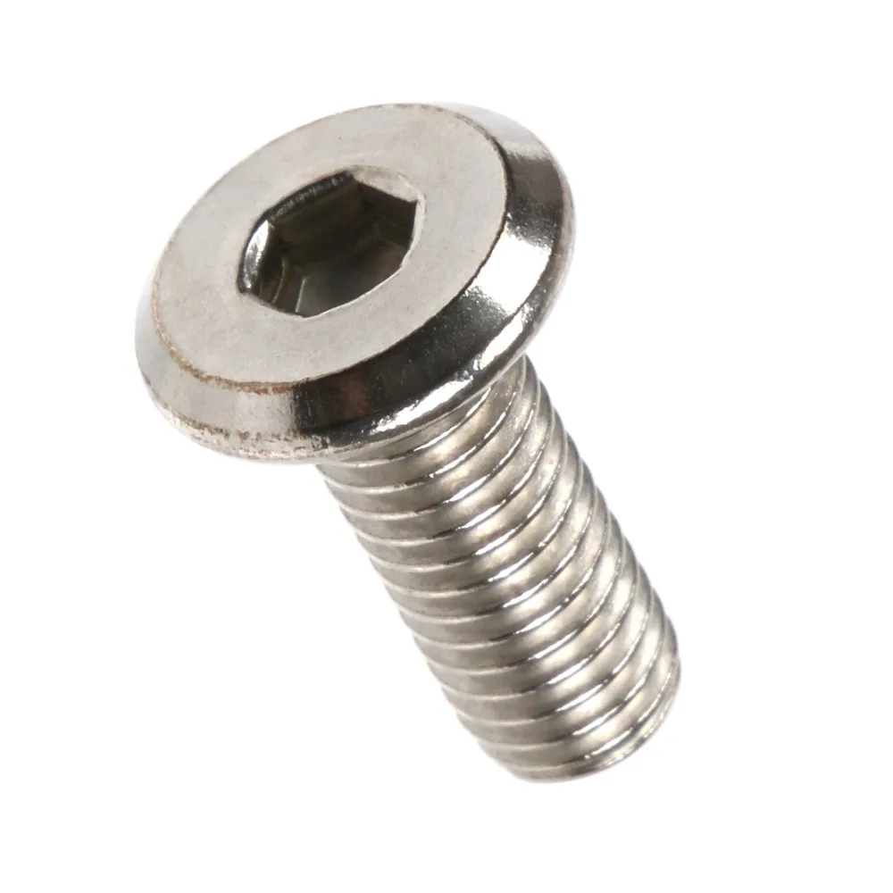 Шестигранные торцевые болты с плоской головкой винты для мебели M6 M8 нержавеющая