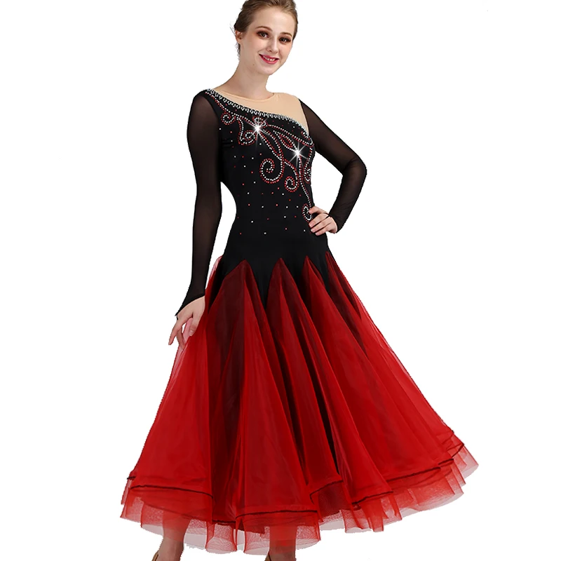 Стандартные Бальные платья для женщин 2020 новый стиль Flamenco танцевальный костюм