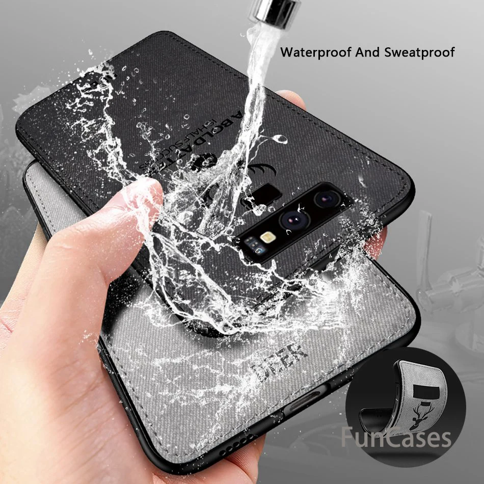 Чехол для телефона samsung Note 9 Ткань олень мягкий чехол Galaxy S9 S8 плюс S7 Edge Coque Funda |