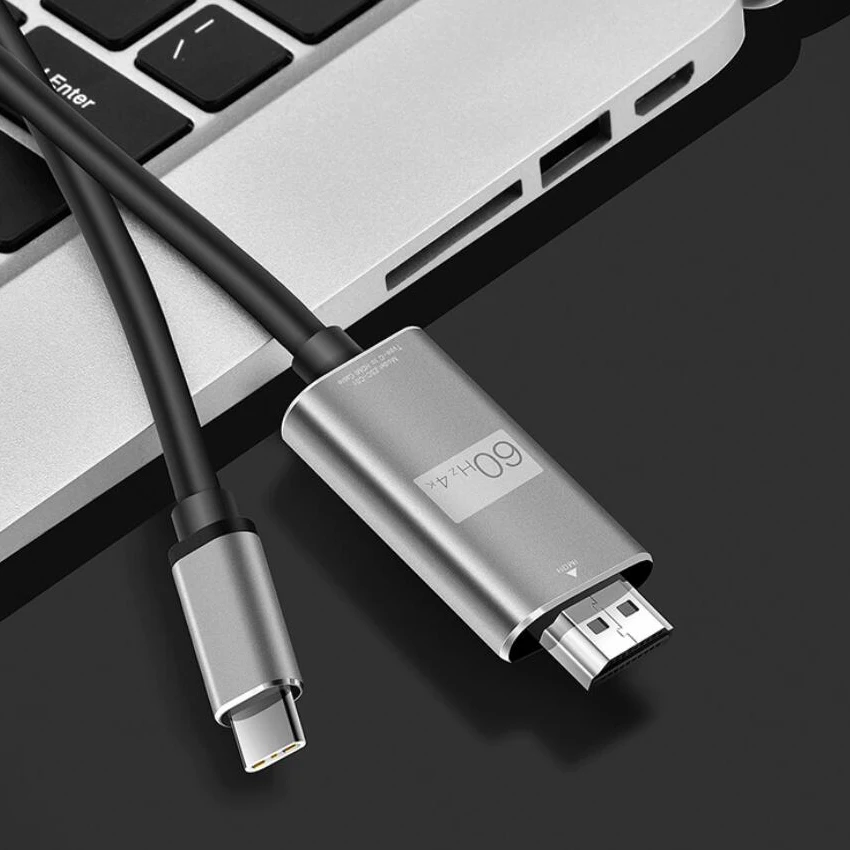 Тип usb C к HDMI 4 K UHD кабель, benfei USB 3,1 Тип C к HDMI адаптер мужчинами позолоченные шнур