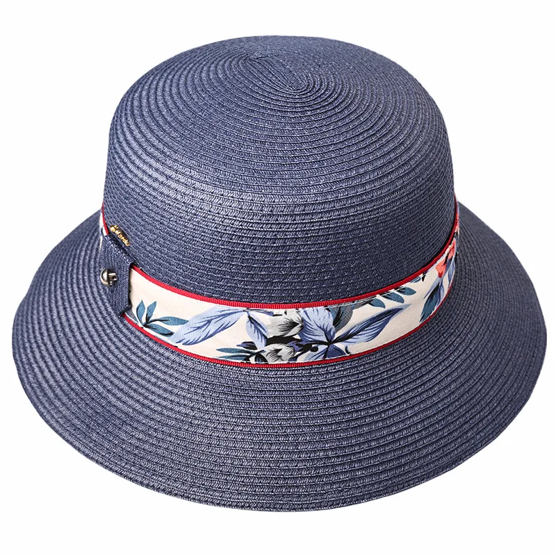 Lady Summer Sun Hats Woman Summer Wide Eaves Beach Caps Students Sunscreen Cap Foldable Sun Hat Decorative Hats Adjust A116