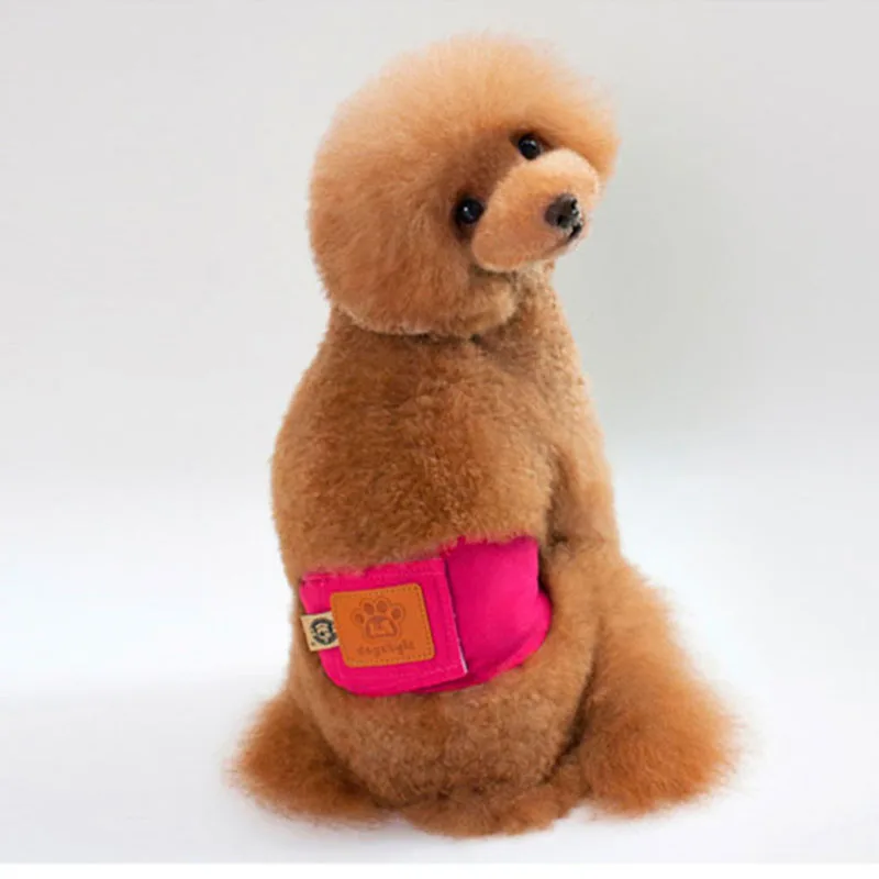 Моющиеся Многоразовые подгузники для домашних собак удобные маленьких средних и