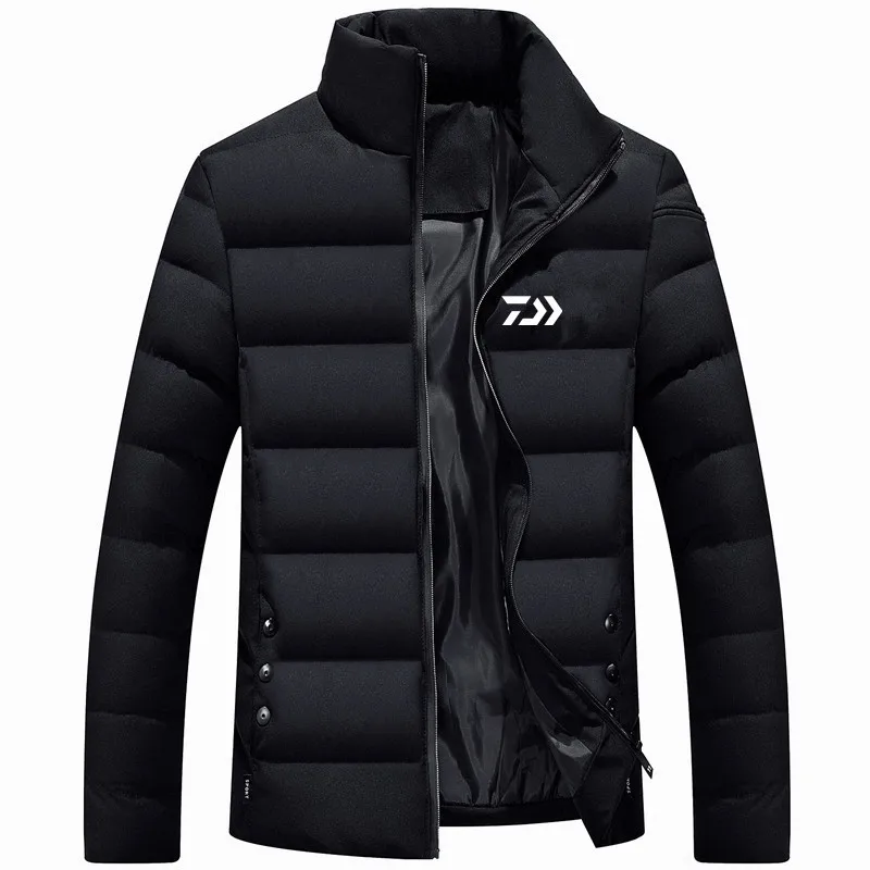 5 цветов, стоячий воротник, одежда для рыбалки, пальто для мужчин, грелка для шеи, куртка для рыбалки, Лыжный спорт, одежда для рыбалки на молнии