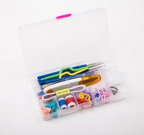 53 в 1 полный комплект DIY 16 вязальные крючки разных размеров иголки Швы Вязание