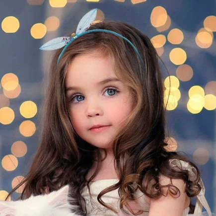 Однотонные детские повязки для волос на голову с кроличьими ушками Детские