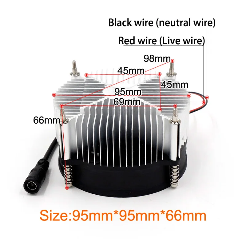 1 комплект высокого качества светодиодный чип радиатор лампы адаптер и