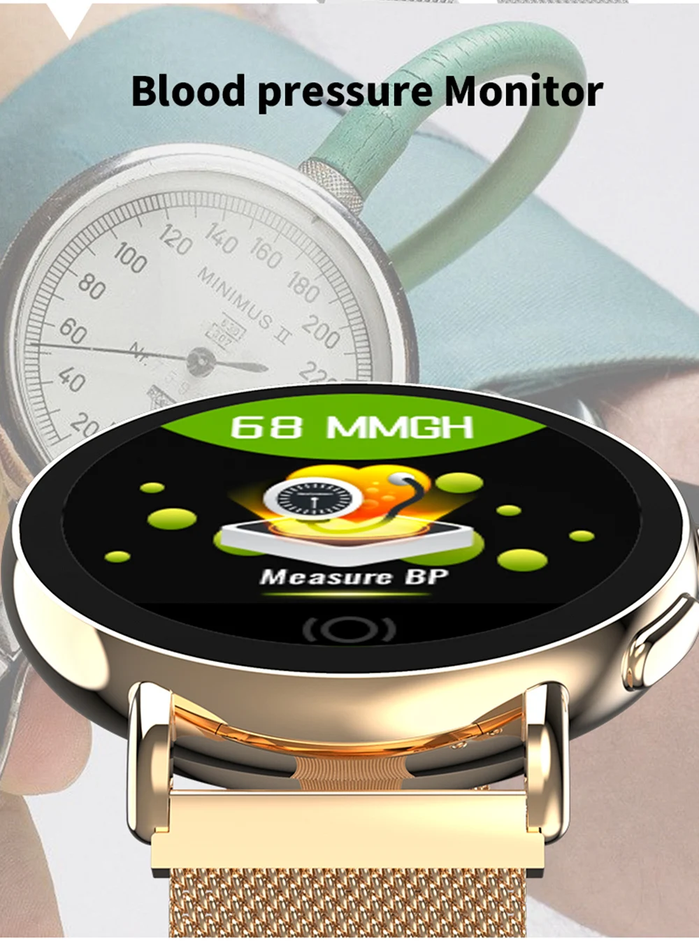 SANDA Смарт часы для Android iOS Бизнес Мужчины Bluetooth Smartwatch монитор сердечного ритма браслет полоса Спорт Фитнес женские часы